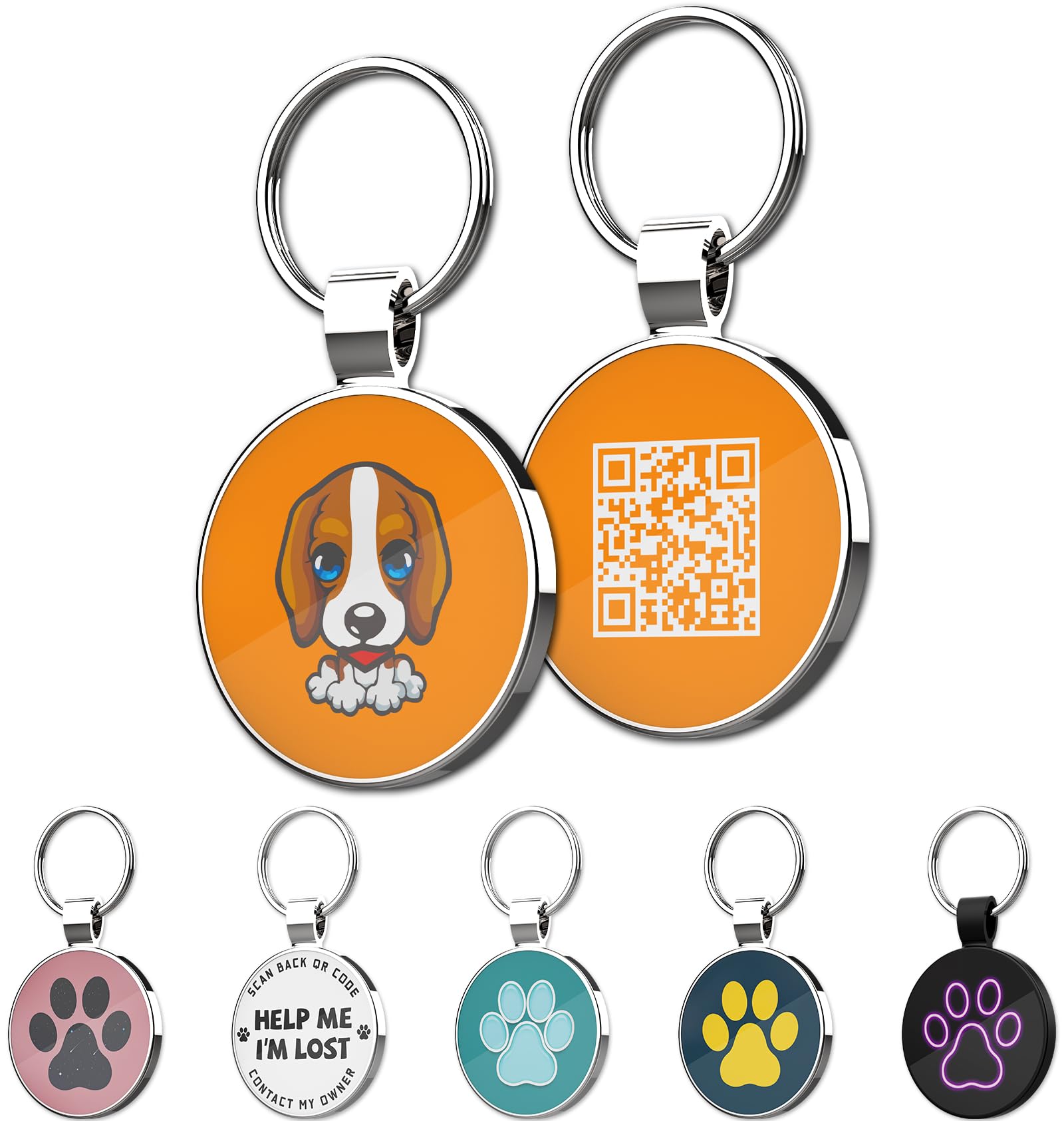 QR Code Pet ID Tags - Pet Location Tracker