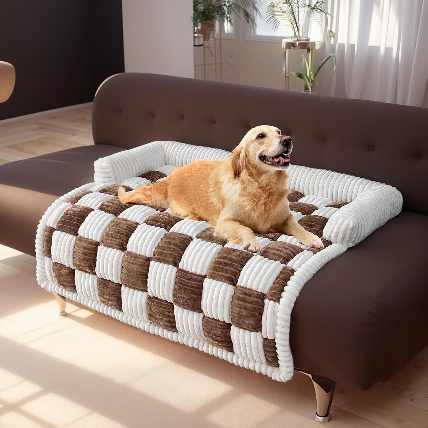 Cozy Plush Pet Bed For Dog & Cat