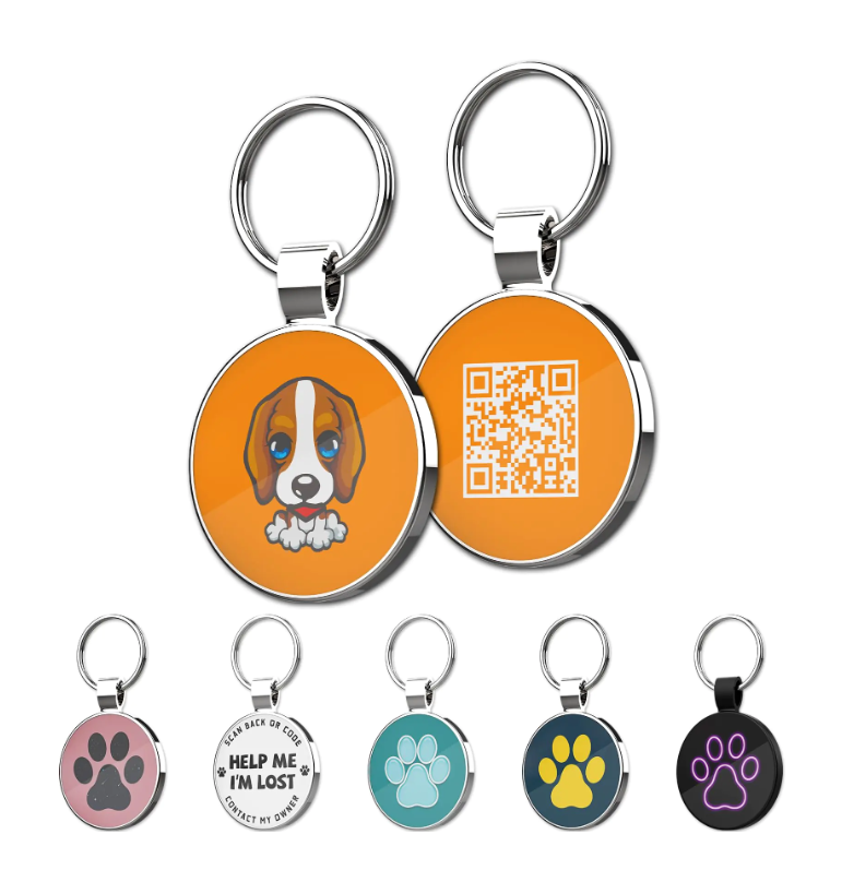QR Code Pet ID Tags - Pet Location Tracker
