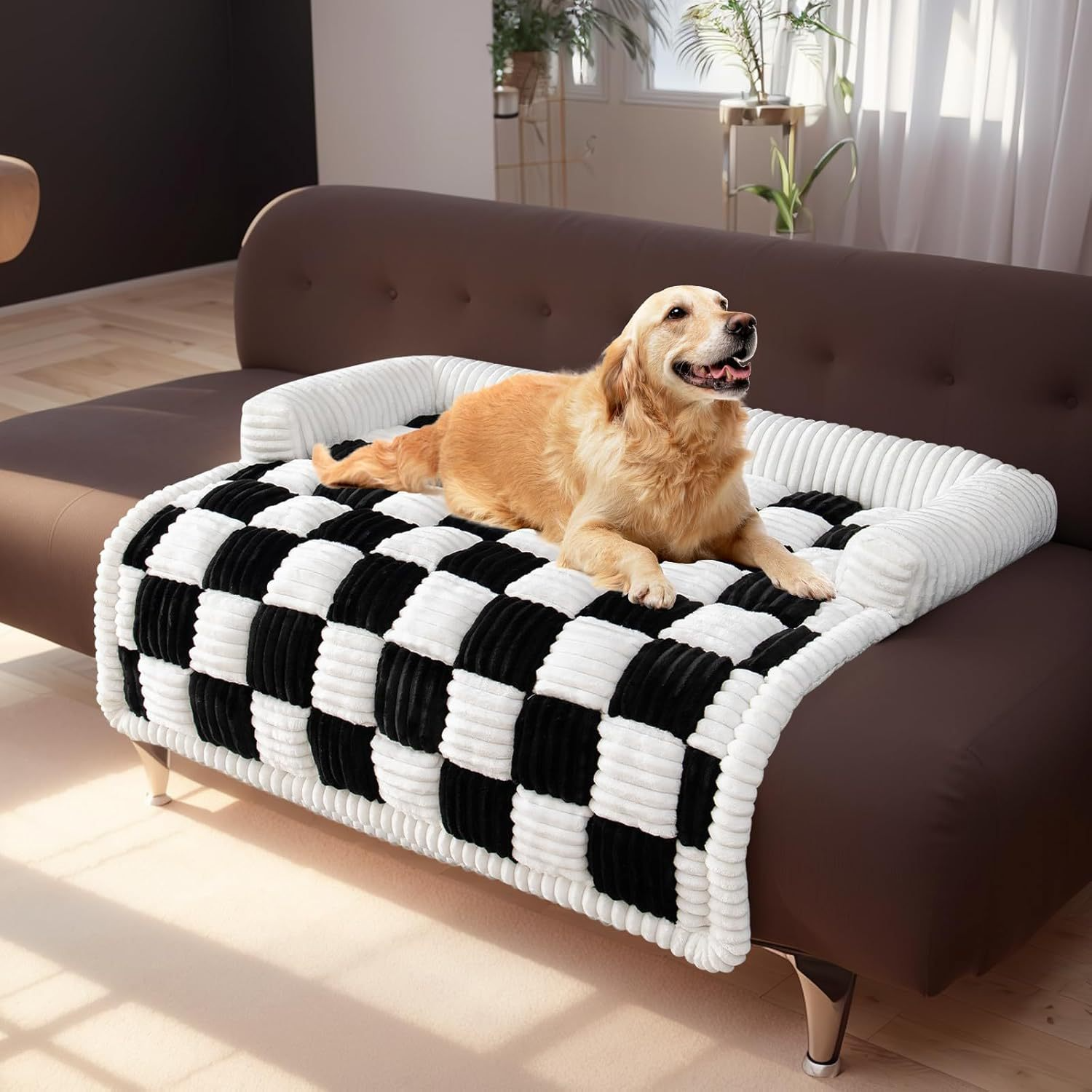 Cozy Plush Pet Bed For Dog & Cat