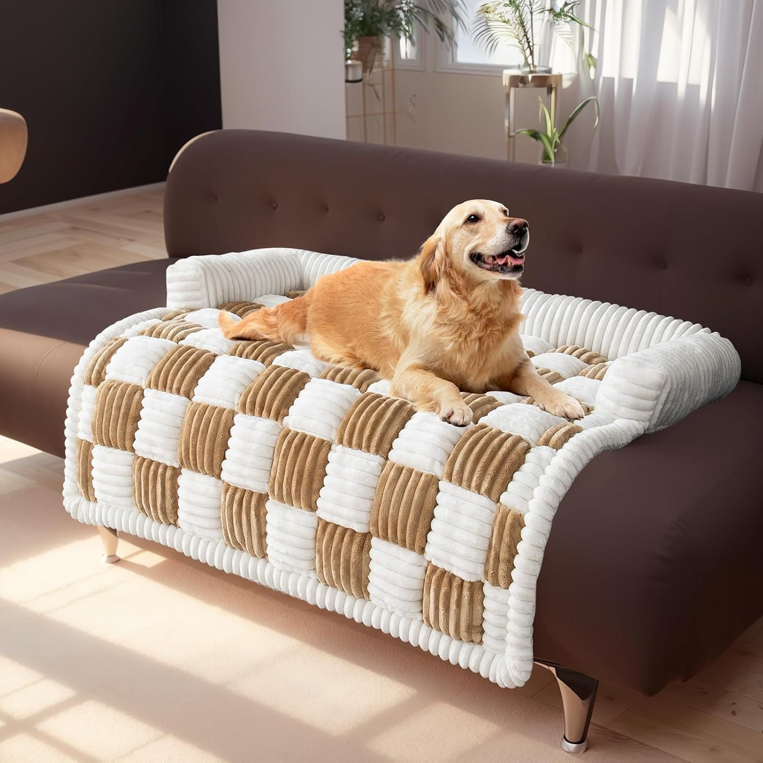 Cozy Plush Pet Bed For Dog & Cat